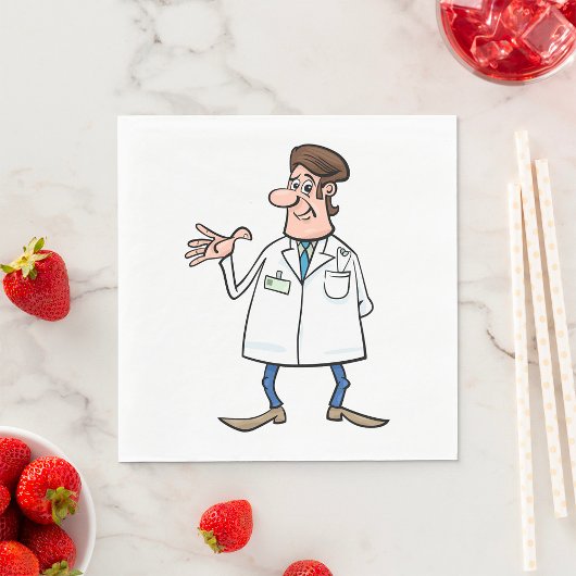 Ärztin Napkins Serviette