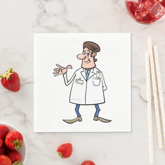 Ärztin Napkins Serviette (Beispiel)