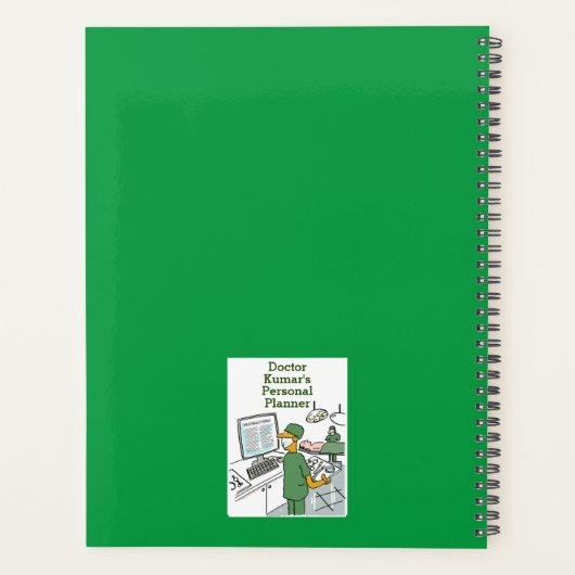 Ärztin oder Chirurgin Planer (Rückseite)