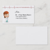 Ärztin-Visitenkarte Visitenkarte (Vorne/Hinten)