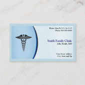 Arztkarte Visitenkarte (Vorderseite)