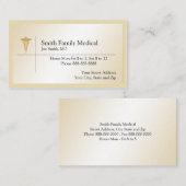 Arztkarte Visitenkarte (Vorne/Hinten)