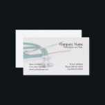 Arztkarte Visitenkarte<br><div class="desc">Eine Visitenkarte mit einem Logo des Arztes und einem Stethoskop. Dies kann von einem Arzt und Arzt sowie von einem Pflegepersonal oder von jedem anderen in der medizinischen Gesundheitsbranche verwendet werden.</div>