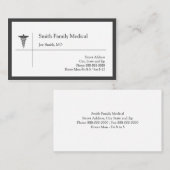 Arztkarte Visitenkarte (Vorne/Hinten)