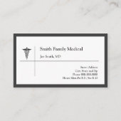 Arztkarte Visitenkarte (Vorderseite)