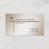 Arztkarte Visitenkarte (Vorderseite)