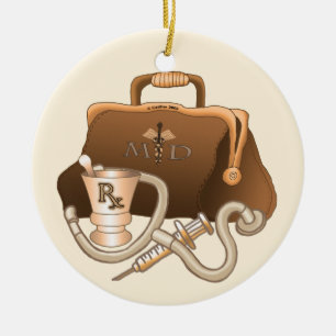 Arztkoffer Keramikornament
