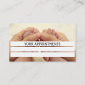 Ärztliche Anstellungskarte Terminkarte (Rückseite)