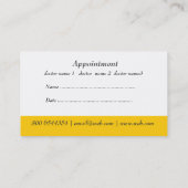 Ärztliche Ärzte Ernennung Golden Caduceus Terminkarte (Rückseite)