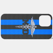 Ärztliche Ärztin MD Caduceus auf den pulsierenden  Case-Mate iPhone Hülle (Rückseite / Rechts)