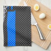 Ärztliche Ärztin MD Kadukeus Karbon Faserstreifen Küchentuch (Viertel Falte)