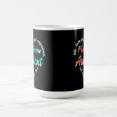 Ärztliche Assistentin Herz Word Cloud Watercolor Kaffeetasse (Mittel)