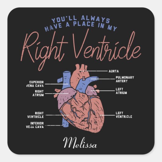 Ärztliche Assistentin Krankenpflege EMT paramedic  Quadratischer Aufkleber (Vorderseite)