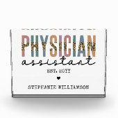 Ärztliche Assistenzärztin Ärzteassoziation Fotoblock (Vorderseite)