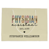 Ärztliche Assistenzärztin Ärzteassoziation Große Geschenktüte (Rückseite)