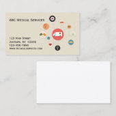 Ärztliche Bemühungen Visitenkarte (Vorne/Hinten)