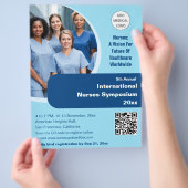 Ärztliche Betreuung für Krankenpflege Flyer (Hand)