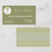 Ärztliche Ernennung Ärztin für Farbskala Terminkarte (Vorne/Hinten)