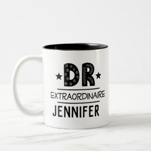 Ärztliche Geschenke Dr. Wertschätzung anwesend Zweifarbige Tasse