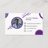 Ärztliche Gesundheitsversorgung Visitenkarte (Rückseite)