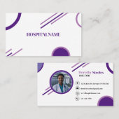 Ärztliche Gesundheitsversorgung Visitenkarte (Vorne/Hinten)