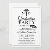 Ärztliche Graduierung der modernen Ärzteschule Einladung (Vorne/Hinten)