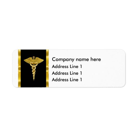 Ärztliche Hochschule Bulk Rücksendeadressen-Aufkle (Vorne)