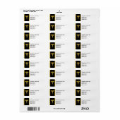 Ärztliche Hochschule Bulk Rücksendeadressen-Aufkle (Vorne)