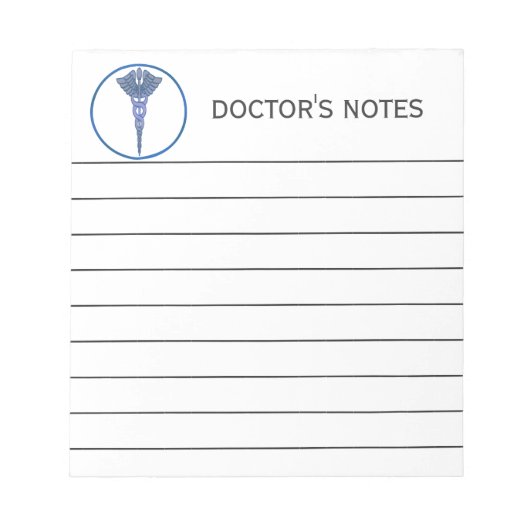 Ärztliche Krankenpflege Krankenpflege Notizblock (Vorderseite)