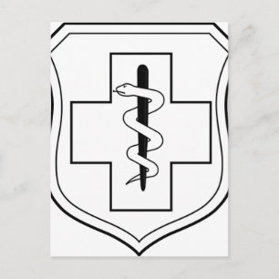 Ärztliche Krankenschwester Medizinstanz Destiny's Postkarte