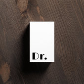 Ärztliche Leistungen: Schwarz-Weiß-Gesundheitsarzt Visitenkarte