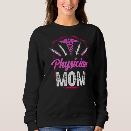 Ärztliche Mama Ärztlicher Practitioner Ärztestudiu Sweatshirt (Vorderseite)