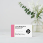 Ärztliche Onkologie Hämatologie Visitenkarte (Stehend Vorderseite)