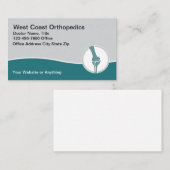 Ärztliche Orthopädie-Visitenkarten Visitenkarte (Vorne/Hinten)