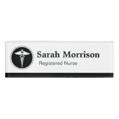Ärztliche Pflegelogos Registrierte Krankenschweste Namenschild (Vorderseite)