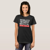Ärztliche Sozialarbeiter MSW T-Shirt (Vorne ganz)