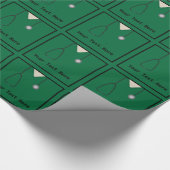 Ärztliche Untersuchung Ärztin Krankenschwester Dun Geschenkpapier (Ecke)