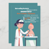 Ärztliche Untersuchung der Einladung von Baby-Absc (Vorne/Hinten)