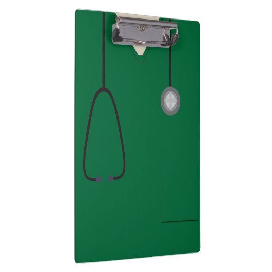 Ärztliche Untersuchung Krankenschwester Doktor Dar Klemmbrett (Rechts)