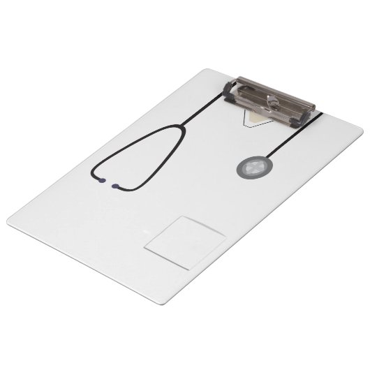 Ärztliche Untersuchung Krankenschwester Doktor Ste Klemmbrett (Schrägansicht)