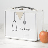 Ärztliche Untersuchung von Krankenschwestern und K Metall Brotdose (Beispiel)