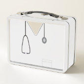 Ärztliche Untersuchung von Krankenschwestern und K Metall Brotdose (Rückseite)