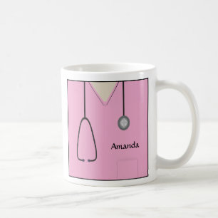 Ärztliche Untersuchungen Ärztin Krankenschwester Kaffeetasse