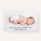 Ärztliche Visitenkarte Ausweis (Vorderseite)