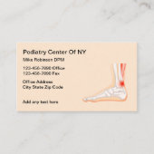 Ärztliche Visitenkarten Visitenkarte (Vorderseite)