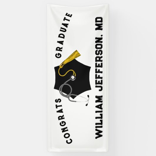 Ärztlicher Abschluss Banner (Vertikal)