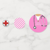 Ärztlicher Abschluss der Medizinschule Confetti Konfetti (Vorderseiten)