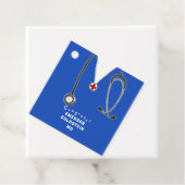 Ärztlicher Abschluss Geschenkanhänger (Beispiel)