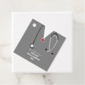 Ärztlicher Abschluss Geschenkanhänger (Beispiel)