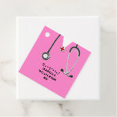 Ärztlicher Abschluss Geschenkanhänger (Beispiel)